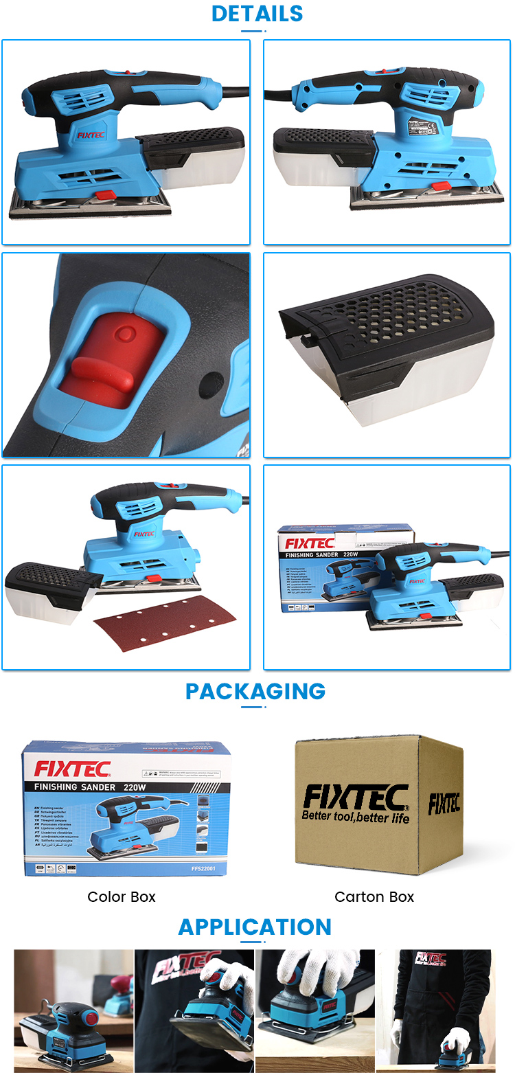 1/3 Sheet Orbital Sander from Top Tools Brand FIXTEC TOOLS